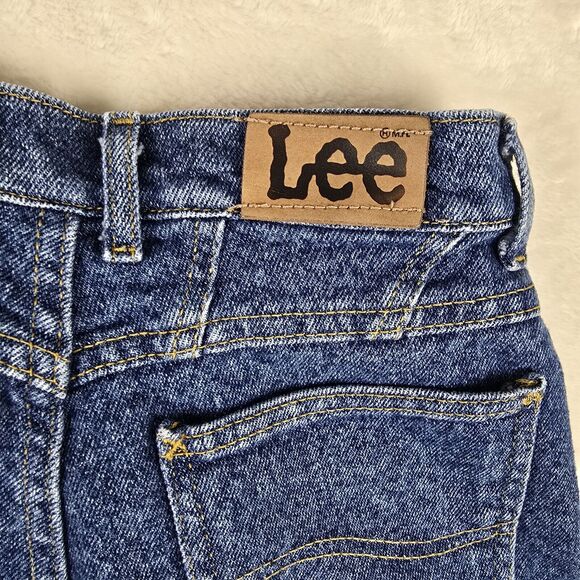 Vintage Lee Riders Mom Blue Jeans Sz 8 Medium High Waist Tapered Western USA - Picture 9 of 12